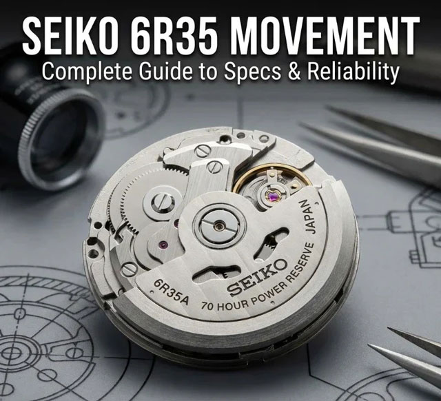 Máy đồng hồ Seiko 6R35